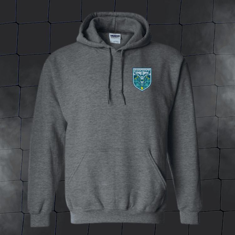 Grey Hoodie with Small Logo