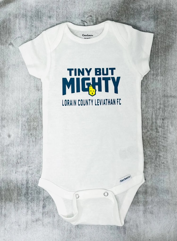 Tiny But Mighty Lorain County Leviathan FC Baby/Toddler Bodysuit