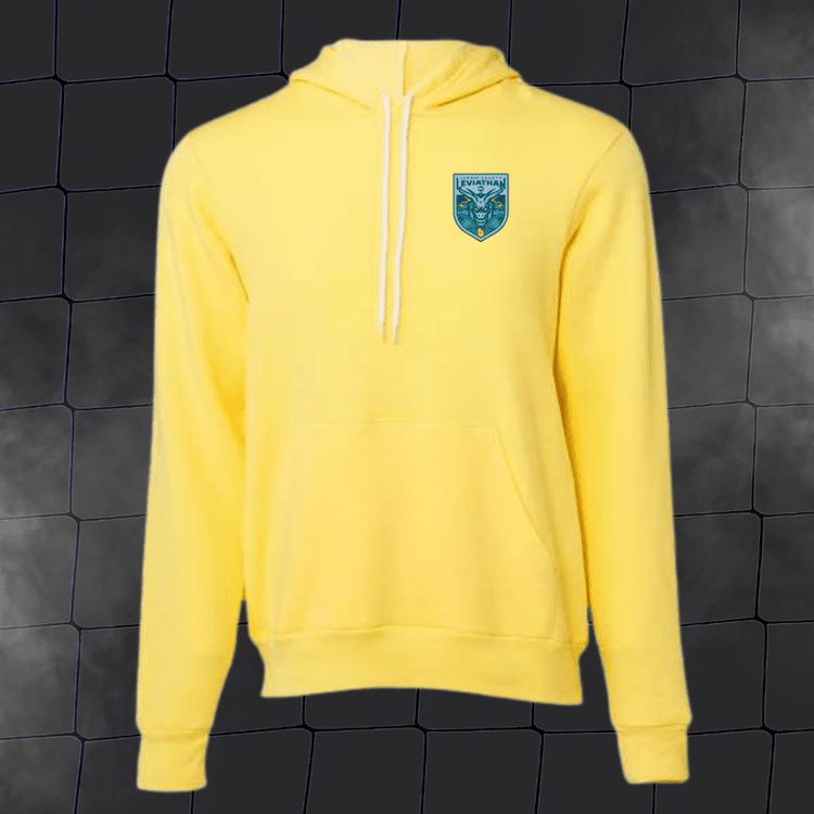 Yellow Hoodie with Small Logo
